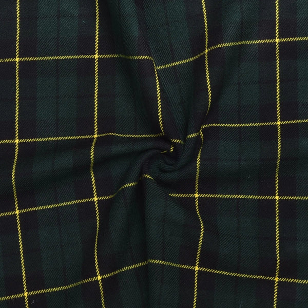 Scottish 13oz Tartan Plaid Fabric By The Yard - Wallace Hunting Tartan ...