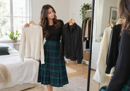 How to Style a Tartan Plaid Skirt for Beginners