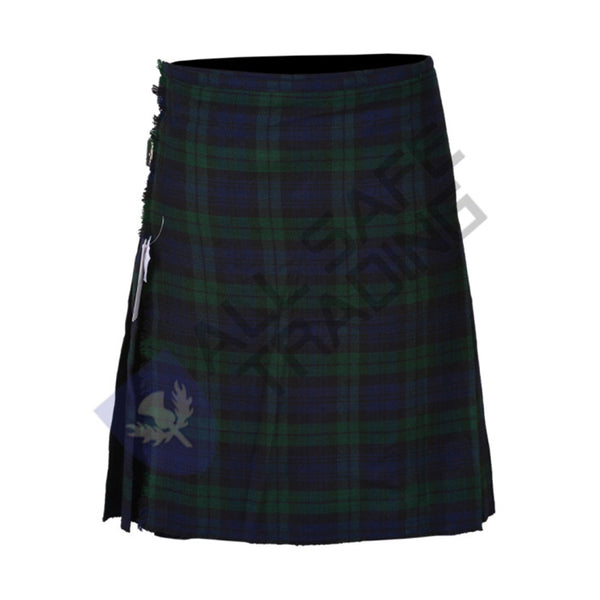 Scottish Boys 13-Oz Casual / Formal Wear, Black Watch Tartan Kilt