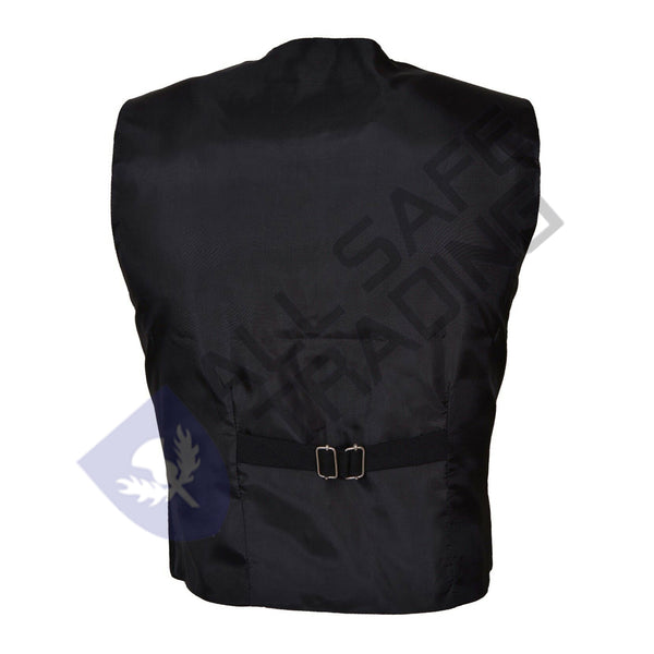 Scottish Black Argyle Kilt Jacket With Waistcoat/Vest - Sizes 36"- 54"