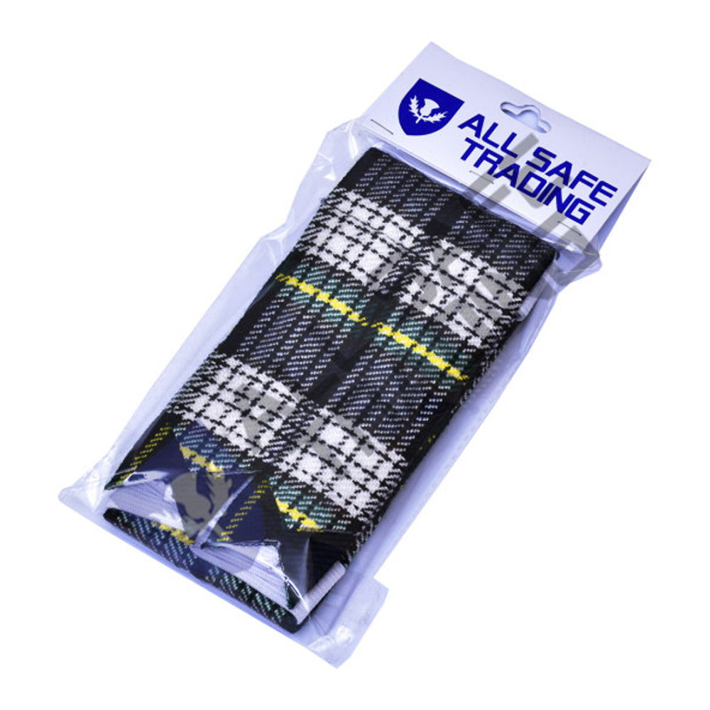 New Scottish Dress Gordon Tartan Kilt Flashes (Pair)