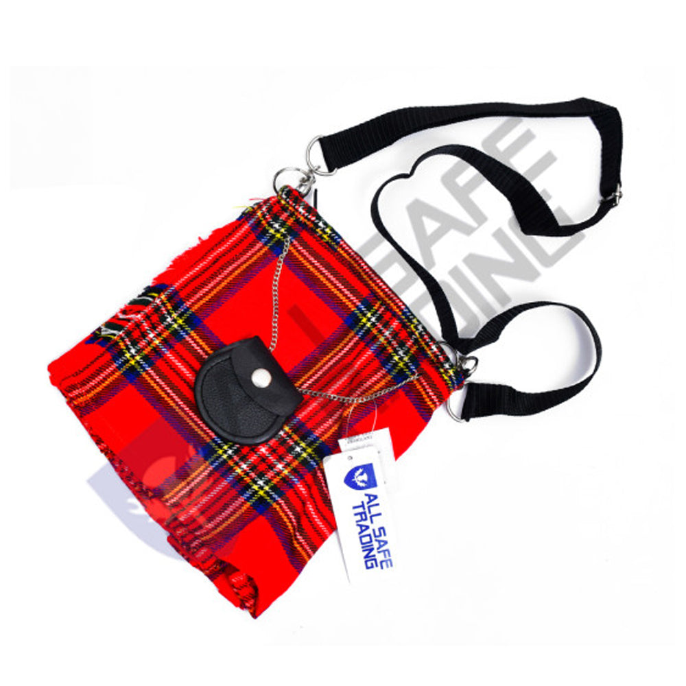 Scottish Women Tartan Kilt Bag - Royal Stewart