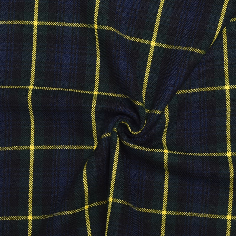 Scottish 13oz Tartan Plaid Fabric By The Yard - Gordon Tartan