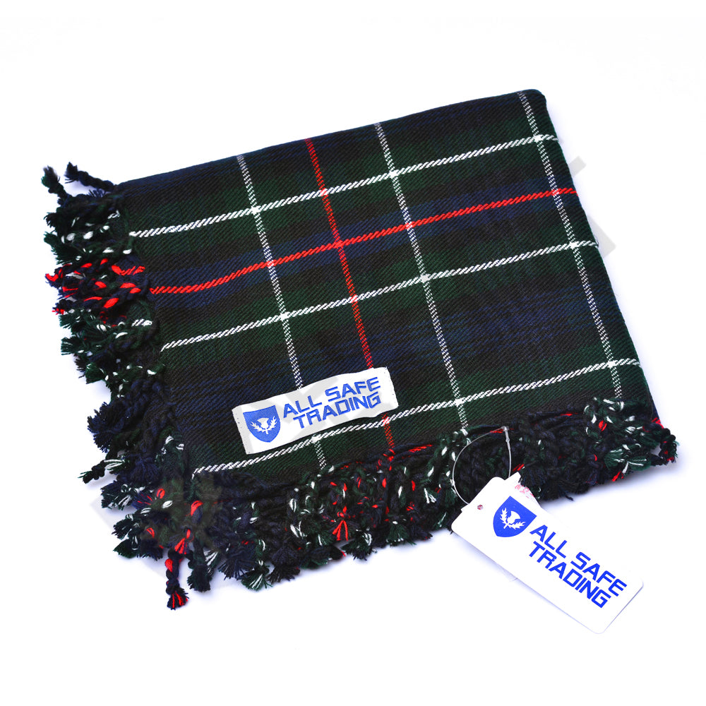 Scottish Men's Kilt Tartan Fly Plaid - Mackenzie