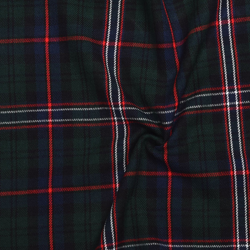 Scottish 13oz Tartan Plaid Fabric By The Yard - Scottish National Tartan
