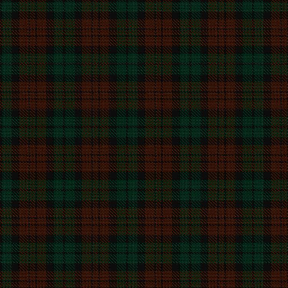 Scottish 13oz Tartan Plaid By 5 Yard - Brown Watch Tartan