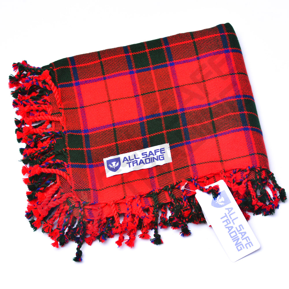 Scottish Men's Kilt Tartan Fly Plaid - Robertson