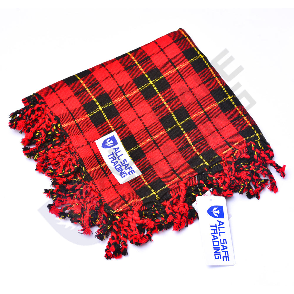 Scottish Men's Kilt Tartan Fly Plaid - Wallace