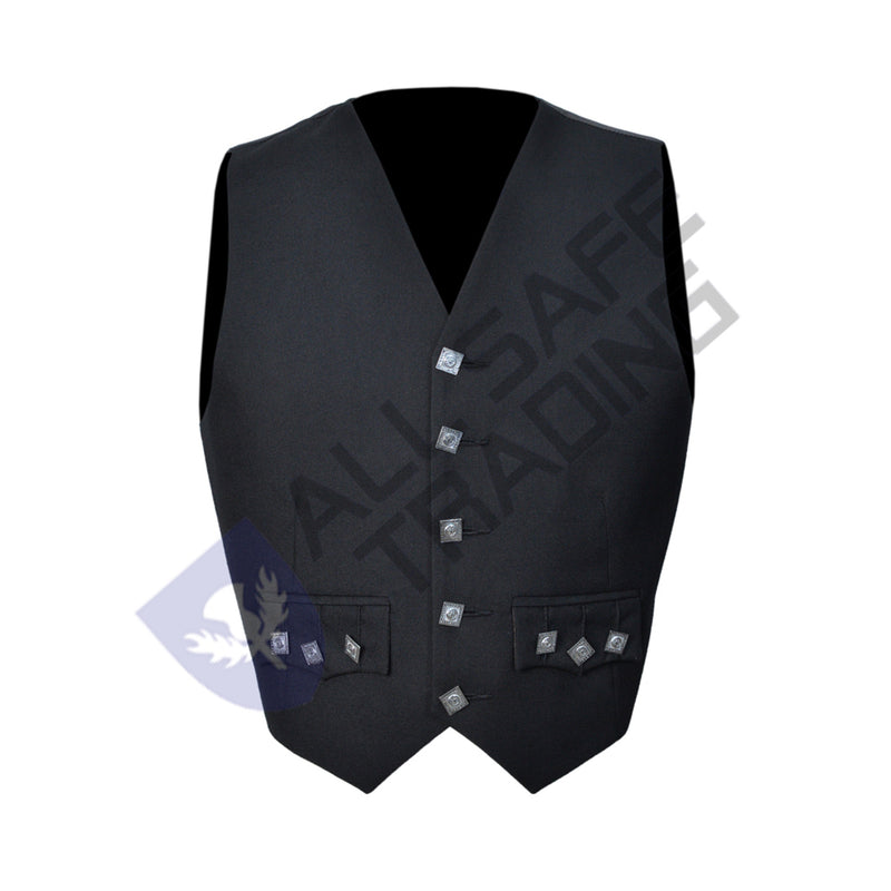 Scottish Argyle Kilt Flaps Waistcoat/Vest