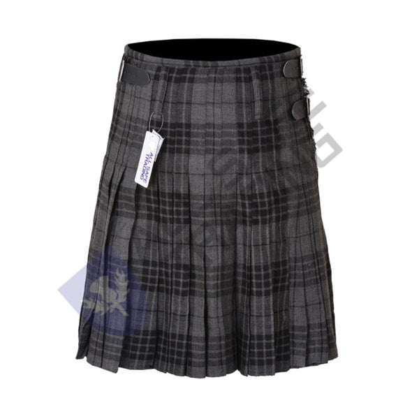 Scottish Boys 13-Oz Casual / Formal Wear, Grey Tartan Kilt