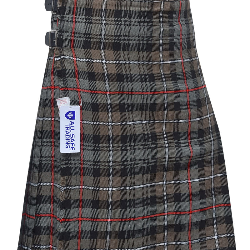 Men's 8 Yard Kilt for Men, Men's Deluxe Kilt, Scottish Tartan Kilt, Highland Wedding Kilt, Mackenzie Weathered Kilt