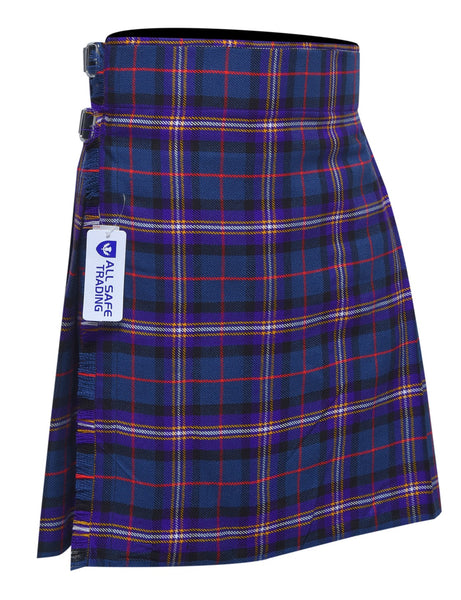 Men's 5 Yard Scottish Tartan Kilt, Highland Wedding Kilt, Masonic Tartan Kilt