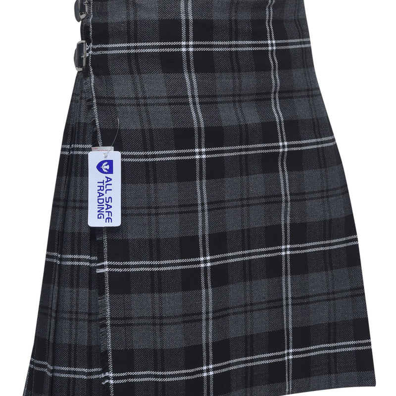 Men's 8 Yard Kilt for Men, Men's Deluxe Kilt, Scottish Tartan Kilt, Highland Wedding Kilt, Granite Kilt