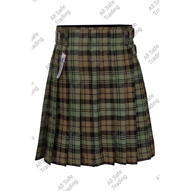 Scottish 5 Yard Black Watch Weathered Tartan Kilt