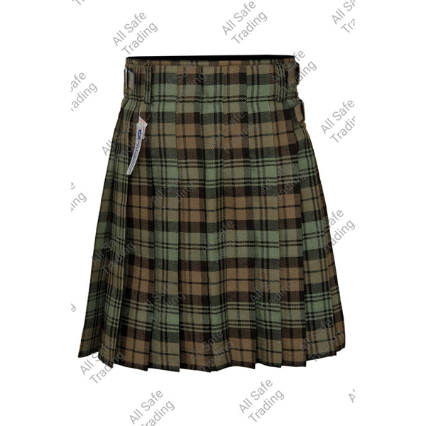 Scottish 5 Yard Black Watch Weathered Tartan Kilt