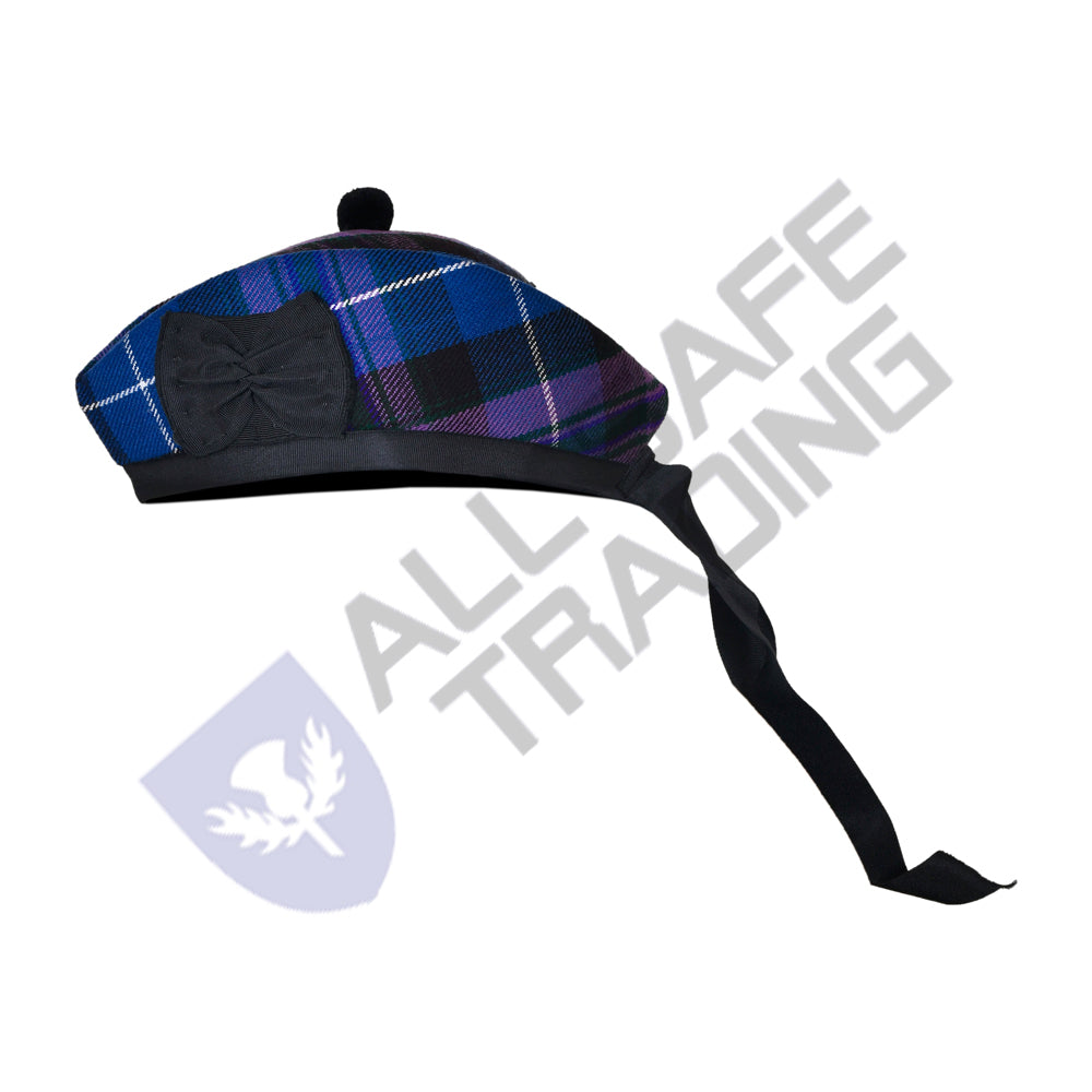 Scottish Pride of Scotland Glengarry Hat with Red Pompom