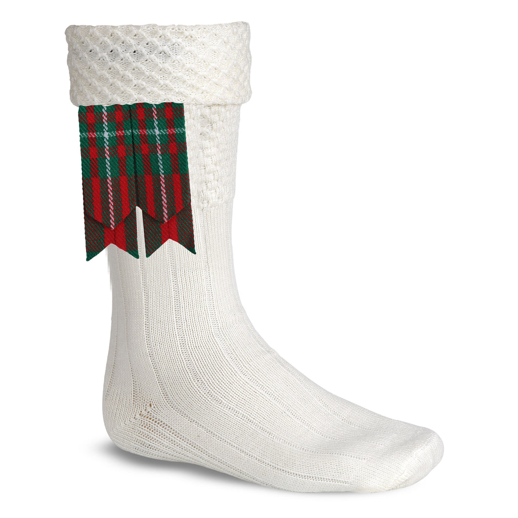 Scottish Tartan Kilt Flashes with Elastic Adjusters Macgregor
