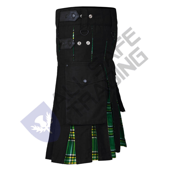 Men’s Irish Heritage Tartan Hybrid Utility Kilt