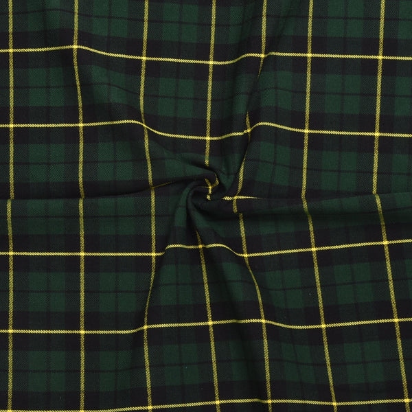 Scottish 16oz Tartan Plaid Fabric By The Yard - Wallace Hunting Tartan