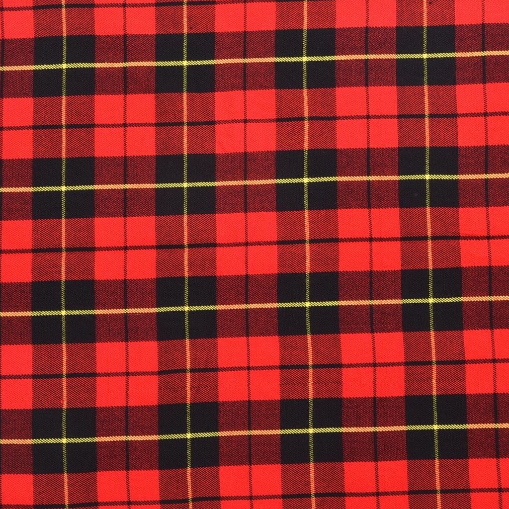 Scottish 16oz Tartan Plaid Fabric By The Yard - Wallace Tartan