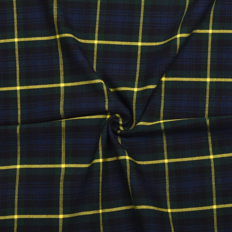 Scottish 16oz Tartan Plaid Fabric By The Yard - Gordon Tartan