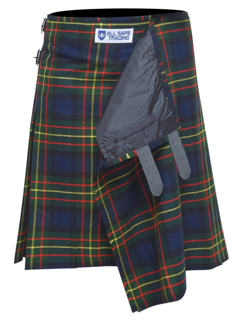 Men's 8 Yard Kilt for Men, Men's Deluxe Kilt, Scottish Tartan Kilt, Highland Wedding Kilt, Maclaren Kilt