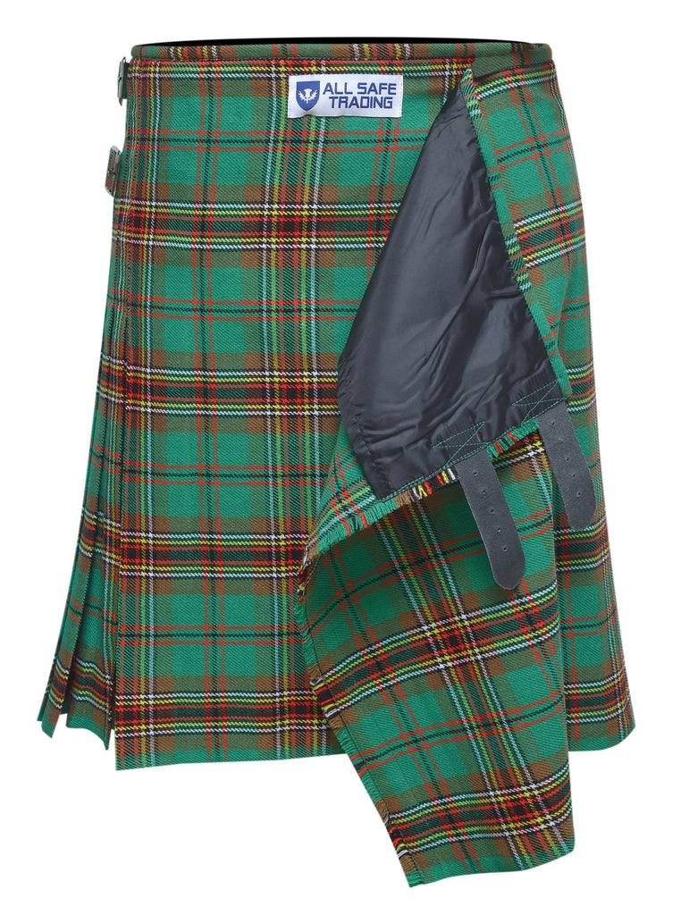 Men's 8 Yard Kilt for Men, Men's Deluxe Kilt, Scottish Tartan Kilt, Highland Wedding Kilt, Tara Murphy Kilt