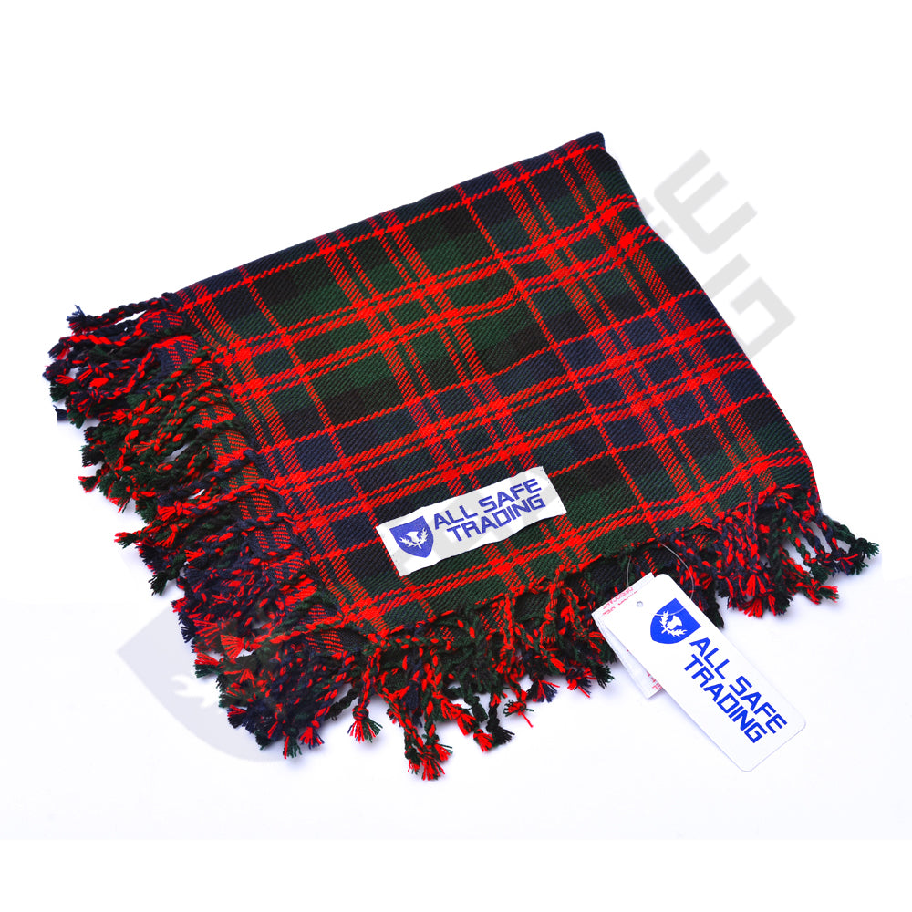 Scottish Men's Kilt Tartan Fly Plaid - Macdonald