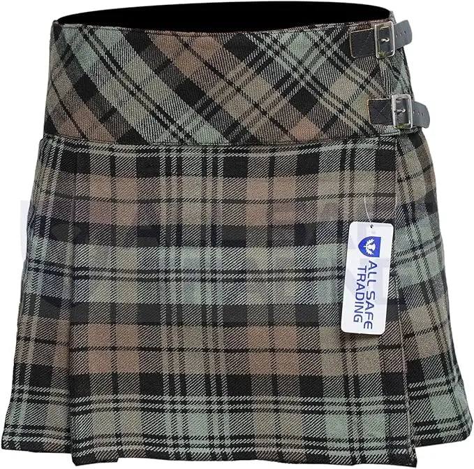 Women's 16'' Tartan Pleated Billie Kilt Skirt All Safe International