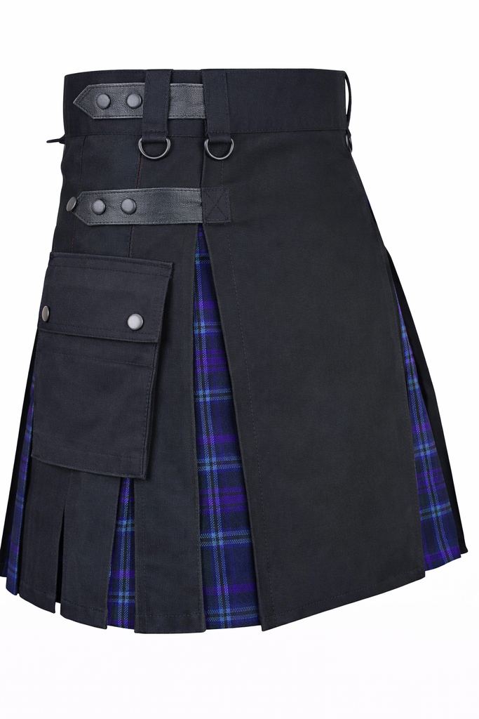 Women’s Spirit of Scotland Hybrid Kilt – Plaid Mini Skirt for Golf, Highland Games & Casual Wear