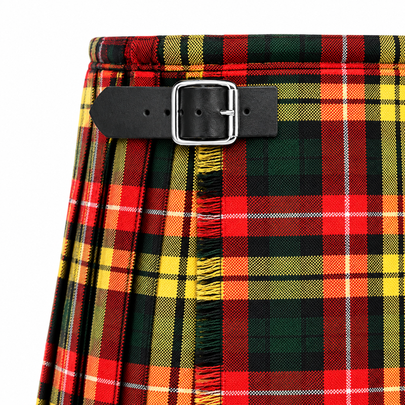 Authentic Scottish Men's Tartan Kilts - Highland Light Weight Value Kilt Embrace Your Heritage with Comfort Buchanan Tartan Kilt