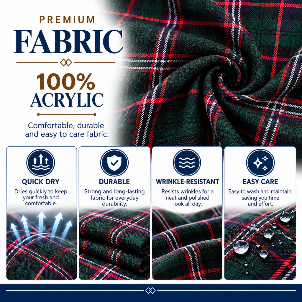 Authentic Scottish Men's Tartan Kilts - Highland Light Weight Value Kilt Embrace Your Heritage with Comfort Scottish National Tartan Kilt