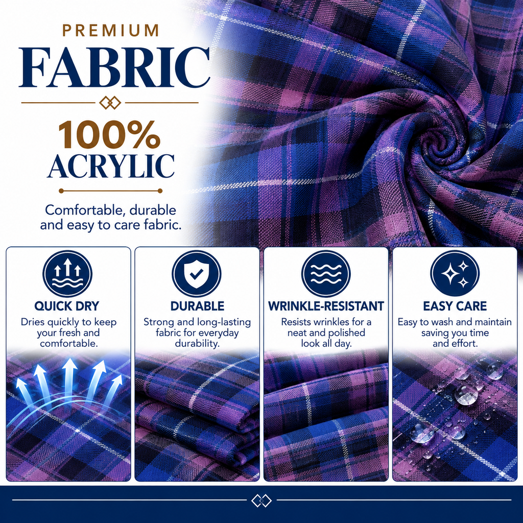 Authentic Scottish Men's Tartan Kilts - Highland Light Weight Value Kilt Embrace Your Heritage with Comfort Pride of Scotland Tartan Kilt