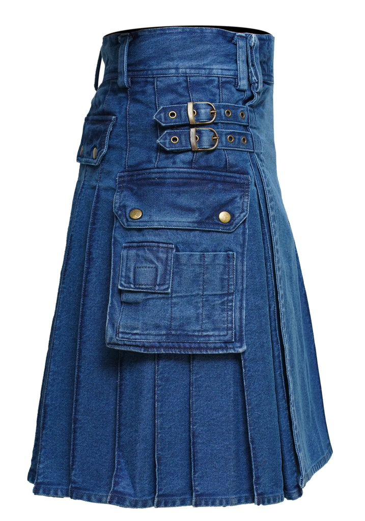 denim kilt dress Denim Kilt | Sustainable Womenswear