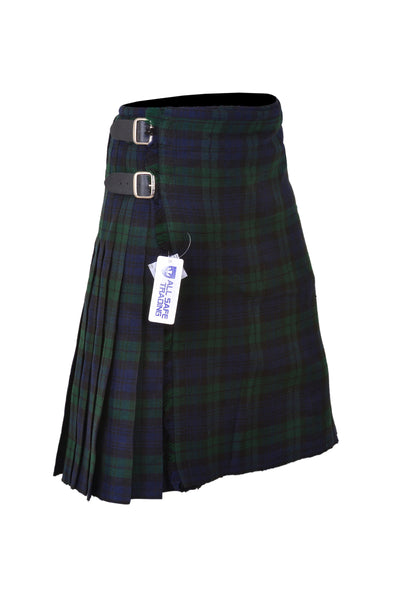 Men's 8 Yard Kilt for Men, Men's Deluxe Kilt, Scottish Tartan Kilt, Highland Wedding Kilt, Black Watch Kilt