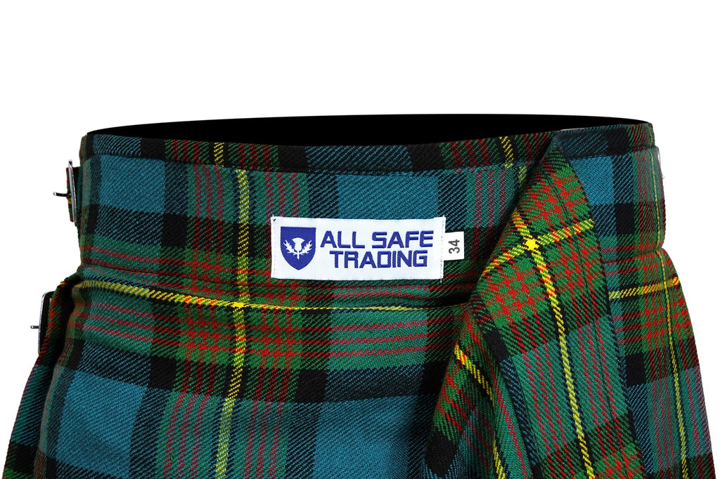 Men's 5 Yard Scottish Tartan Kilt, Highland Wedding Kilt, Muir Tartan Kilt