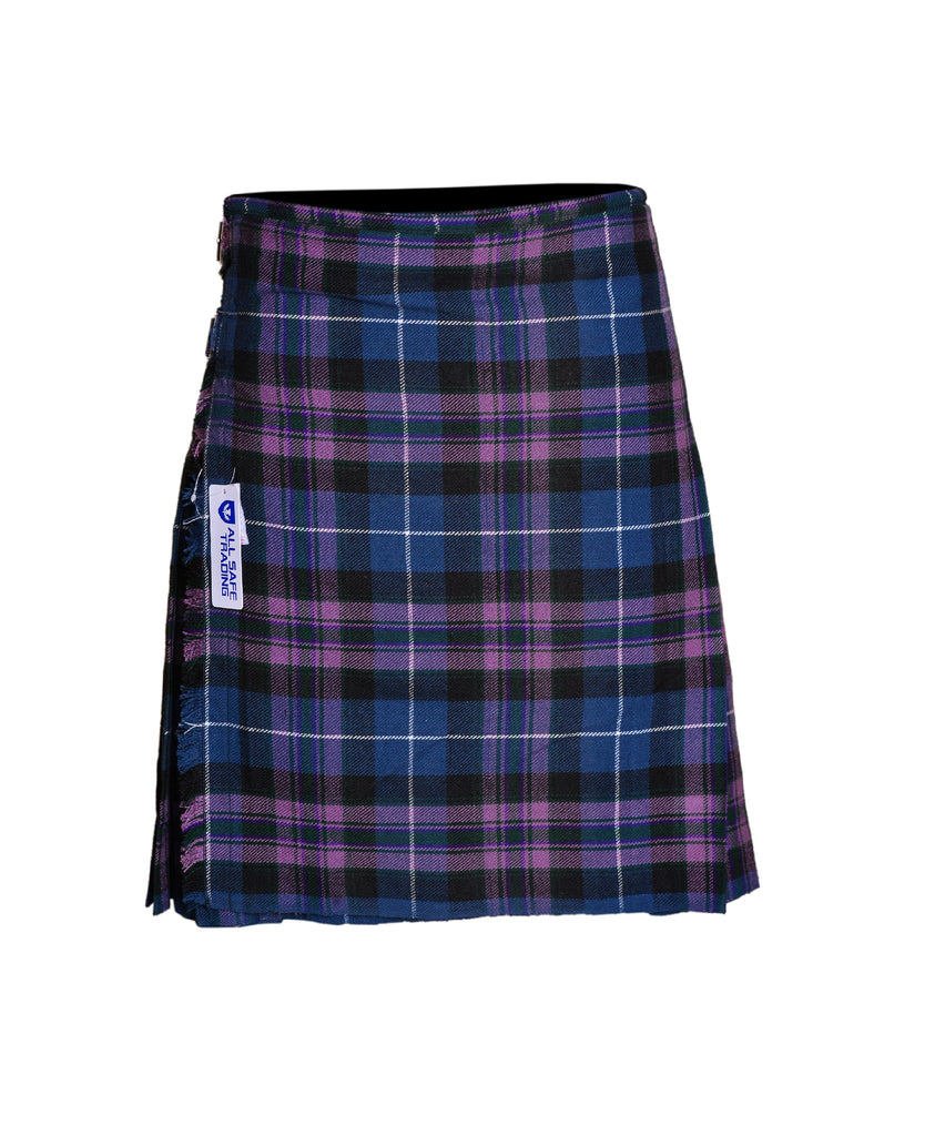 Scottish Traditional Tartan Kilt for Kids, Boys and Girls Toddler Kilts with Ease of Size - Pride of Scotland Tartan