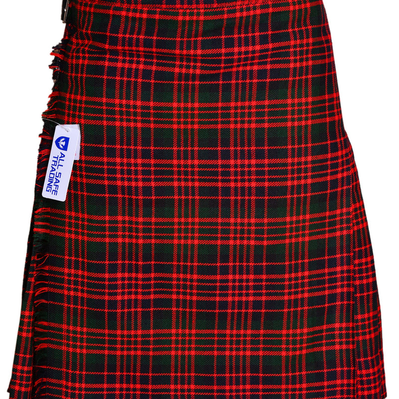 Men's 8 Yard Kilt for Men, Men's Deluxe Kilt, Scottish Tartan Kilt, Highland Wedding Kilt, Macdonald Kilt