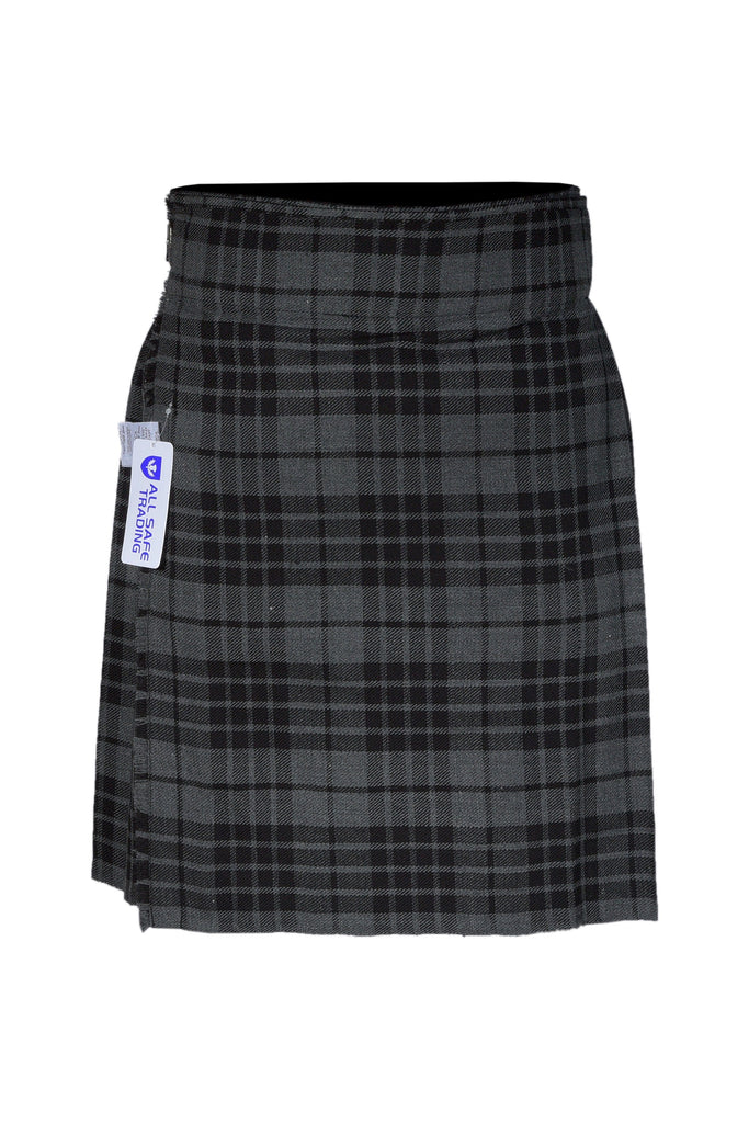 Authentic Scottish Men's Tartan Kilts - Highland Light Weight Value Kilt Embrace Your Heritage with Comfort Grey Tartan Kilt