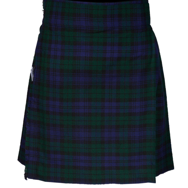 Authentic Scottish Men's Tartan Kilts - Highland Light Weight Value Kilt Embrace Your Heritage with Comfort Black Watch Tartan Kilt