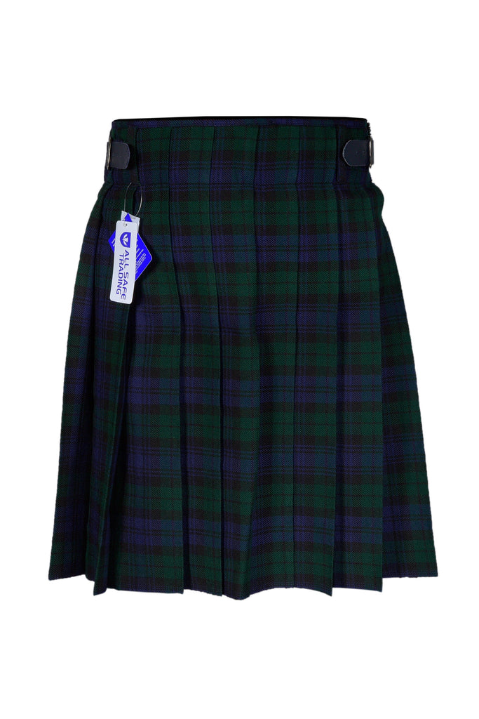 Authentic Scottish Men's Tartan Kilts - Highland Light Weight Value Kilt Embrace Your Heritage with Comfort Black Watch Tartan Kilt