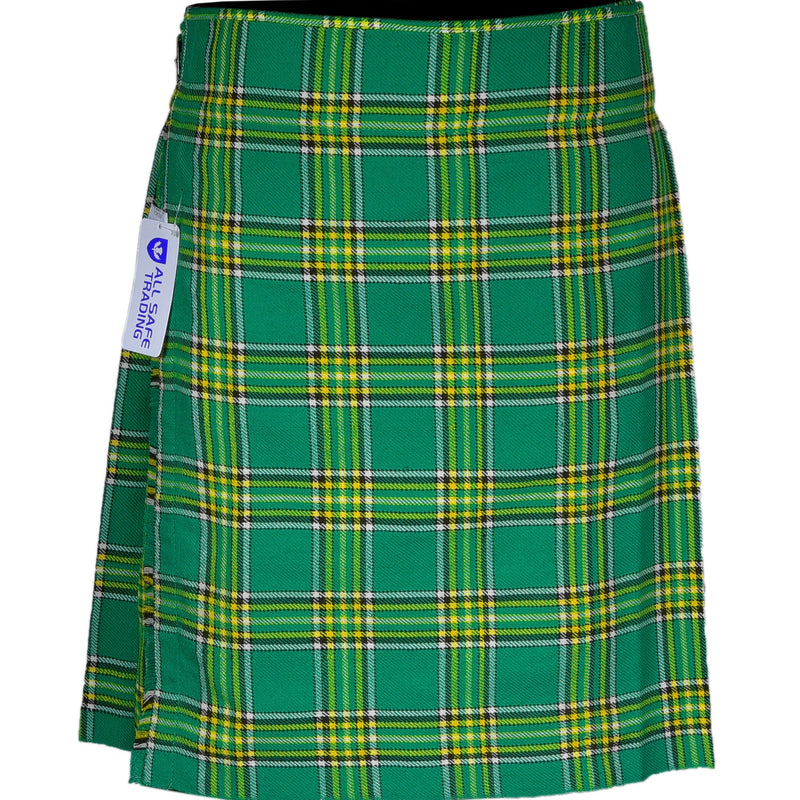 Authentic Scottish Men's Tartan Kilts - Highland Light Weight Value Kilt Embrace Your Heritage with Comfort Irish Heritage Tartan Kilt