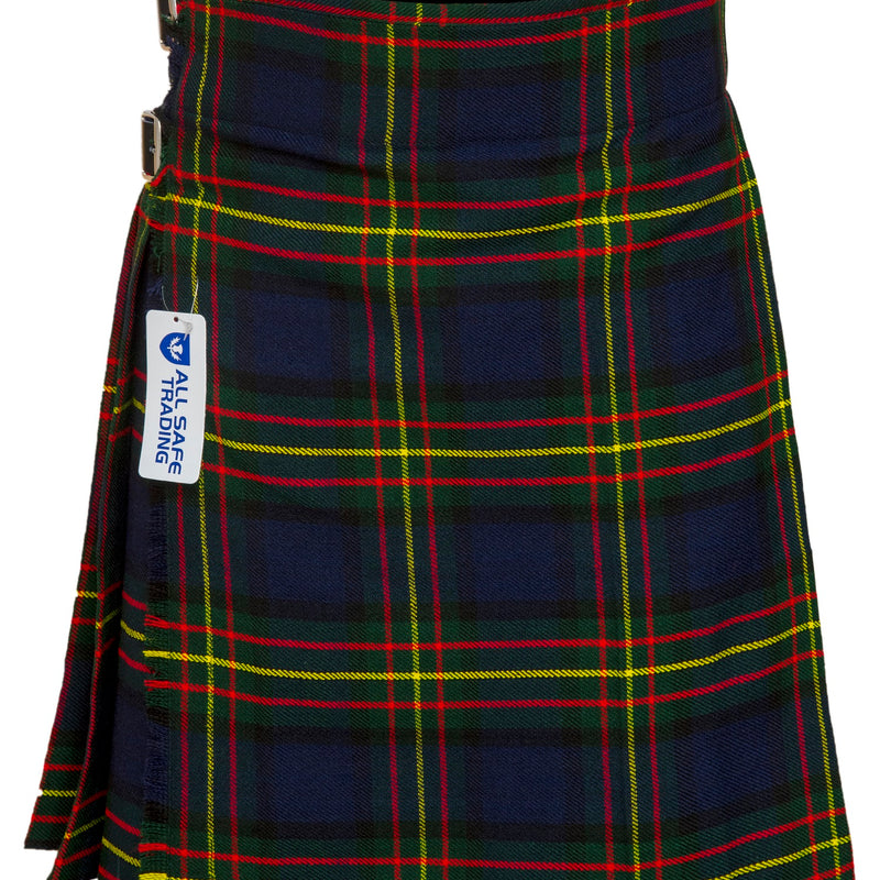 Men's 5 Yard Scottish Tartan Kilt, Highland Wedding Kilt, Maclaren Tartan Kilt