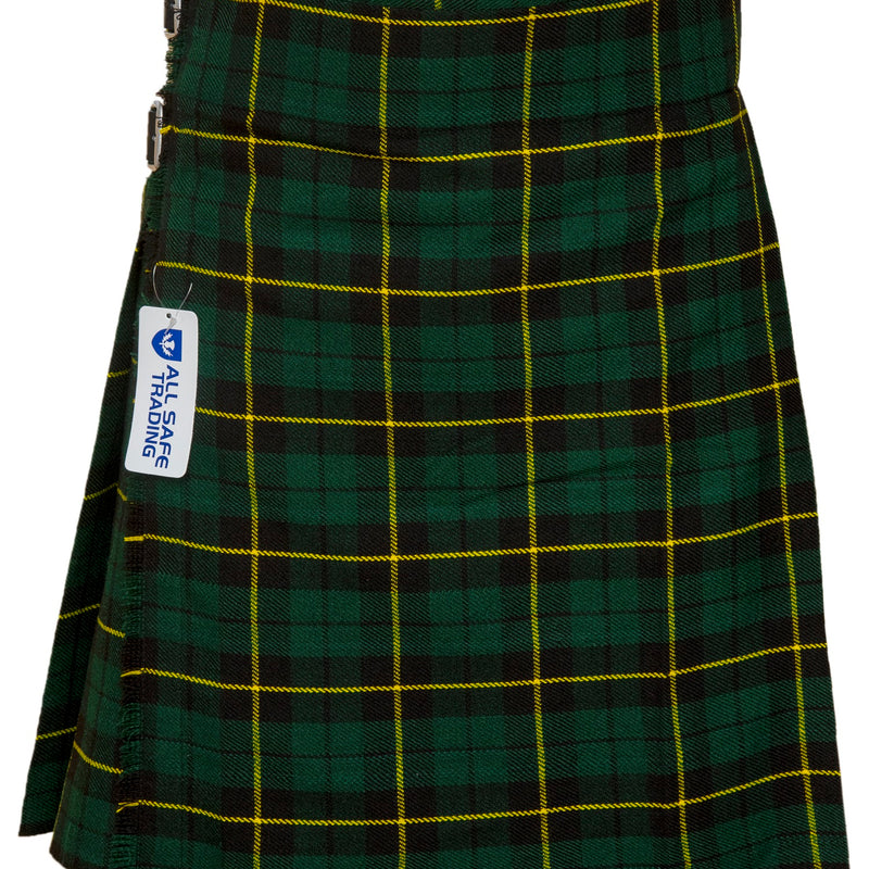 Men's 5 Yard Scottish Tartan Kilt, Highland Wedding Kilt, Wallace Hunting Tartan Kilt