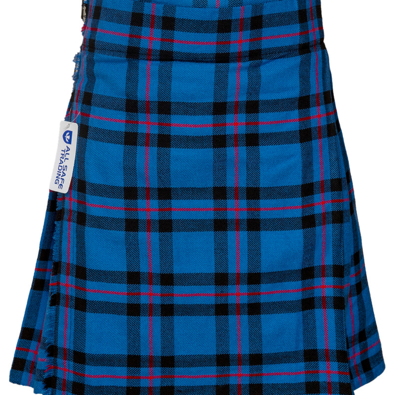 Men's 5 Yard Scottish Tartan Kilt, Highland Wedding Kilt, Elliot Modern Tartan Kilt