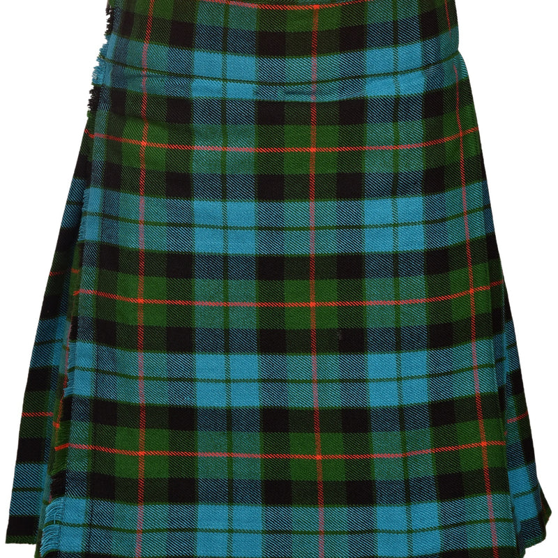 Men's 5 Yard Scottish Tartan Kilt, Highland Wedding Kilt, Gunn Ancient Tartan Kilt