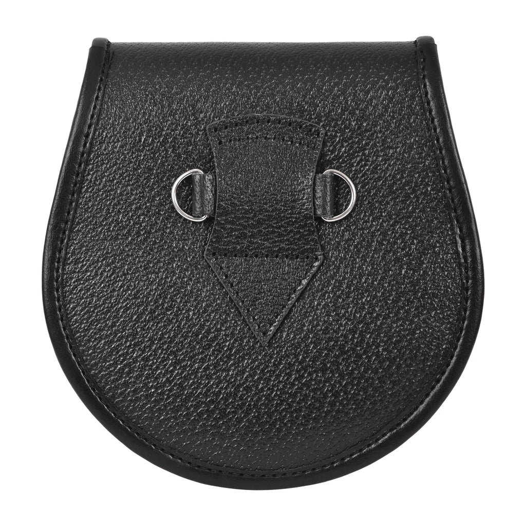 Premium Leather Sporran for Men - St. Andrew Badge Sporran, Ideal Kilt Accessories for Men, Scottish Kilt Sporran with Chain Belt