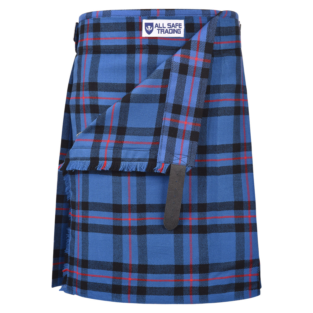Authentic Scottish Men's Tartan Kilts - Highland Light Weight Value Kilt Embrace Your Heritage with Comfort Elliot Modern Tartan Kilt