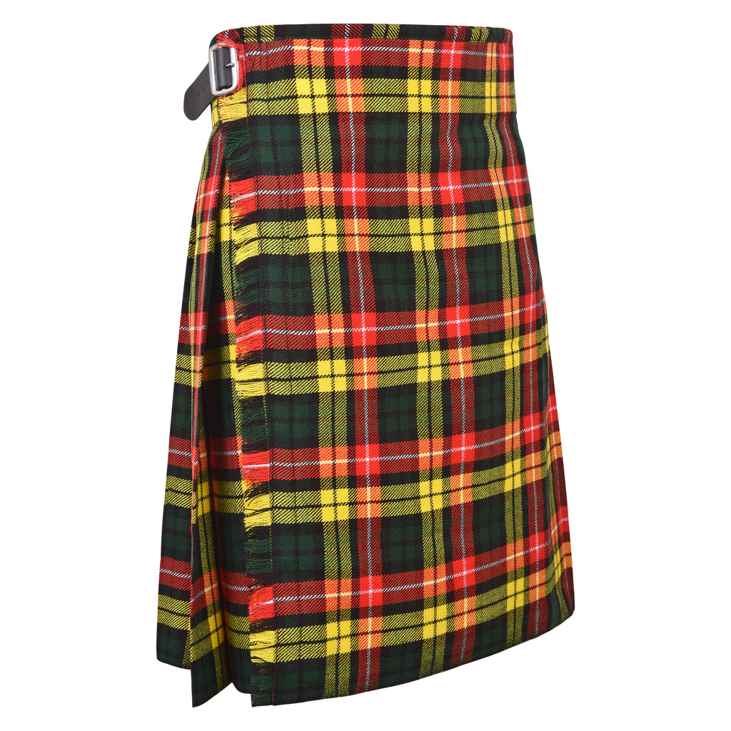 Authentic Scottish Men's Tartan Kilts - Highland Light Weight Value Kilt Embrace Your Heritage with Comfort Buchanan Tartan Kilt