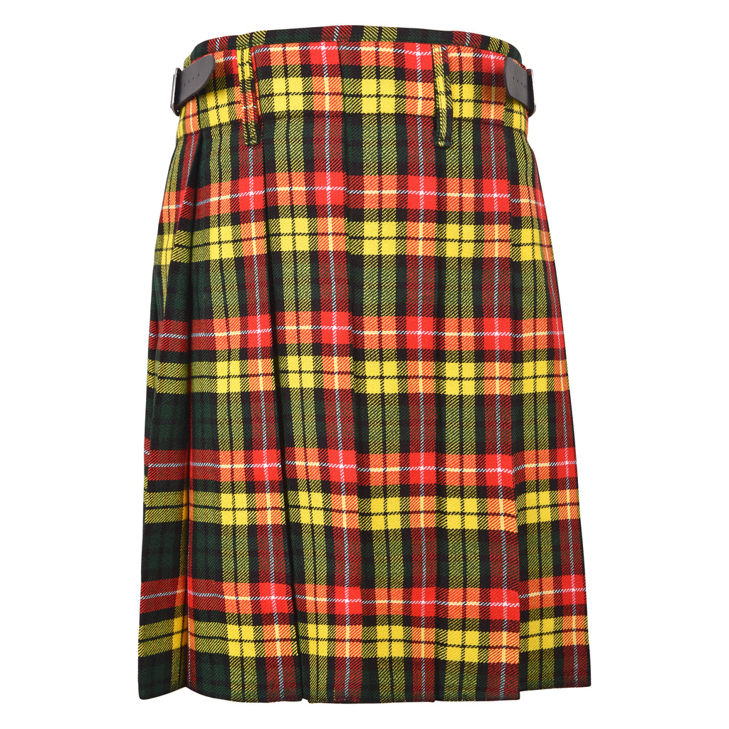 Authentic Scottish Men's Tartan Kilts - Highland Light Weight Value Kilt Embrace Your Heritage with Comfort Buchanan Tartan Kilt